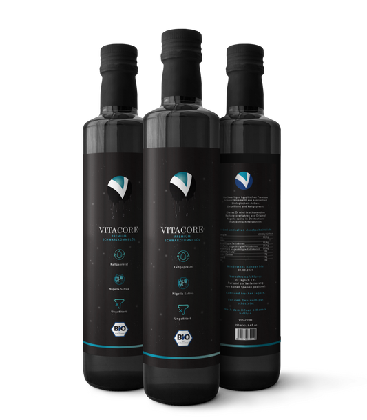 Ägyptisches Premium Bio-Schwarzkümmelöl ungefiltert, kaltgepresst, nigella sativa